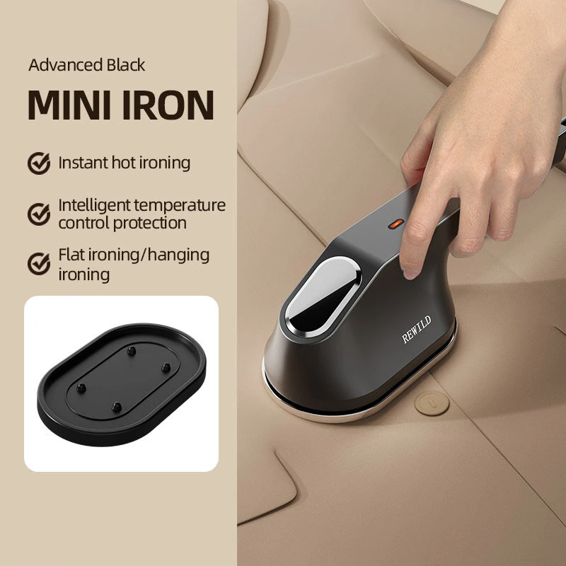Tevorex Portable Handheld Mini Steamer Intelligent Temperature Control Fast Heating Clothes Iron Machine for Clothes Wrinkles Removal Travel Home Use — view 7