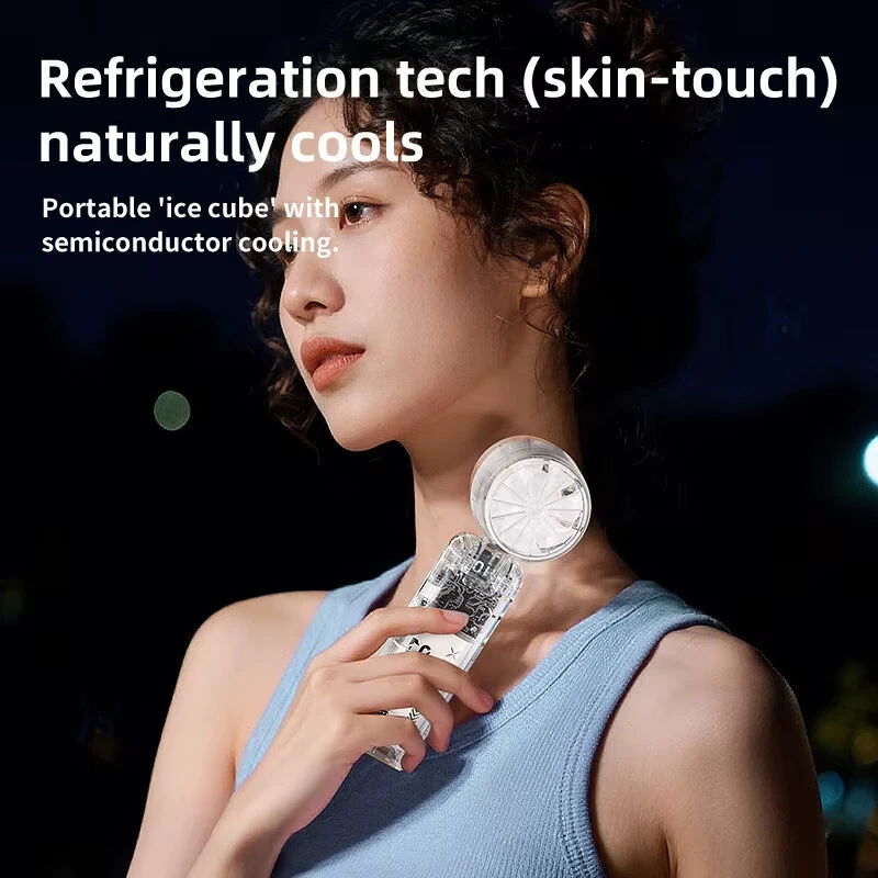 Tevorex Portable Mini Handheld Cooling Fan 199 Speeds Adjustable 42000rpm High Power Airflow Long Battery USB Rechargeable Foldable Fan with LED Digital Display for Home Office — view 5