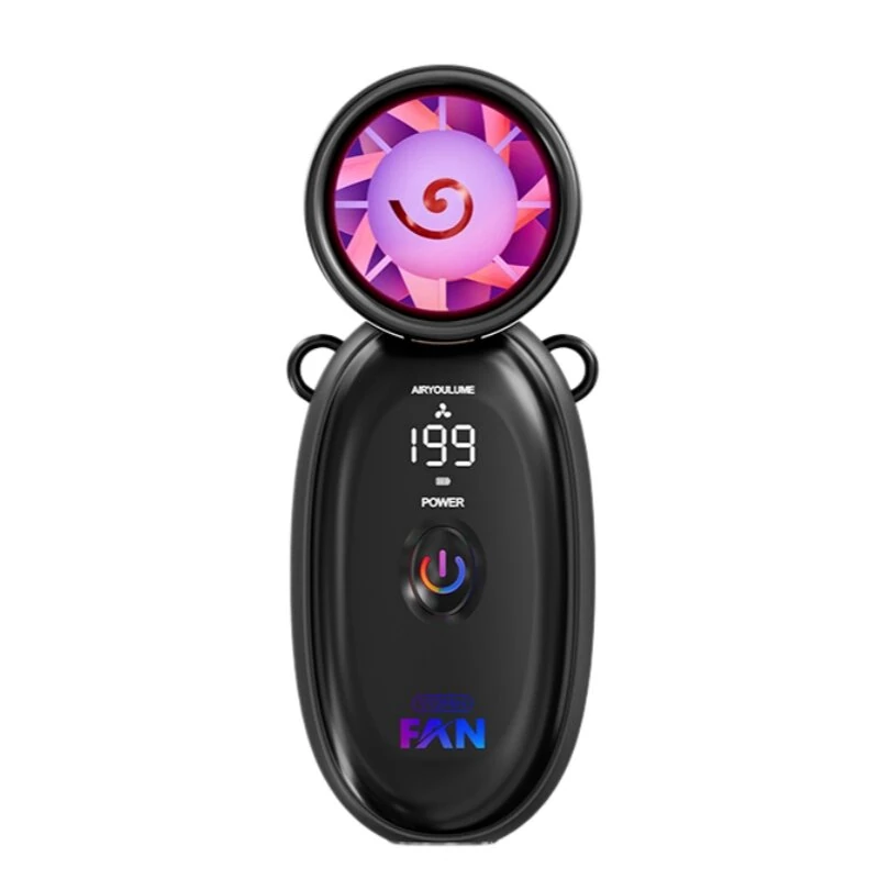 Tevorex Portable USB Fan 3000mAh 199 Adjustable Airflow High-Efficiency Handheld Foldable Cooling Fan with LED Display for Travel & Outdoor Use — view 8