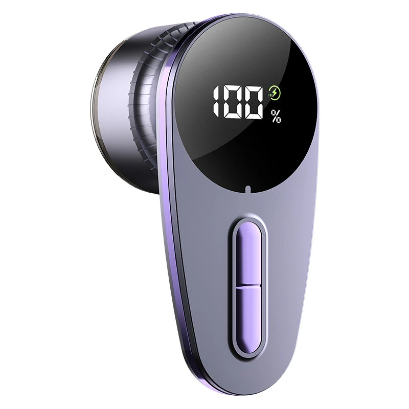 Tevorex Rechargeable Electric Lint Shaver Intelligent Digital Display Type C Fast Charging Portable Hair Ball Trimmer with Large Lint Compartment for Home — view 2