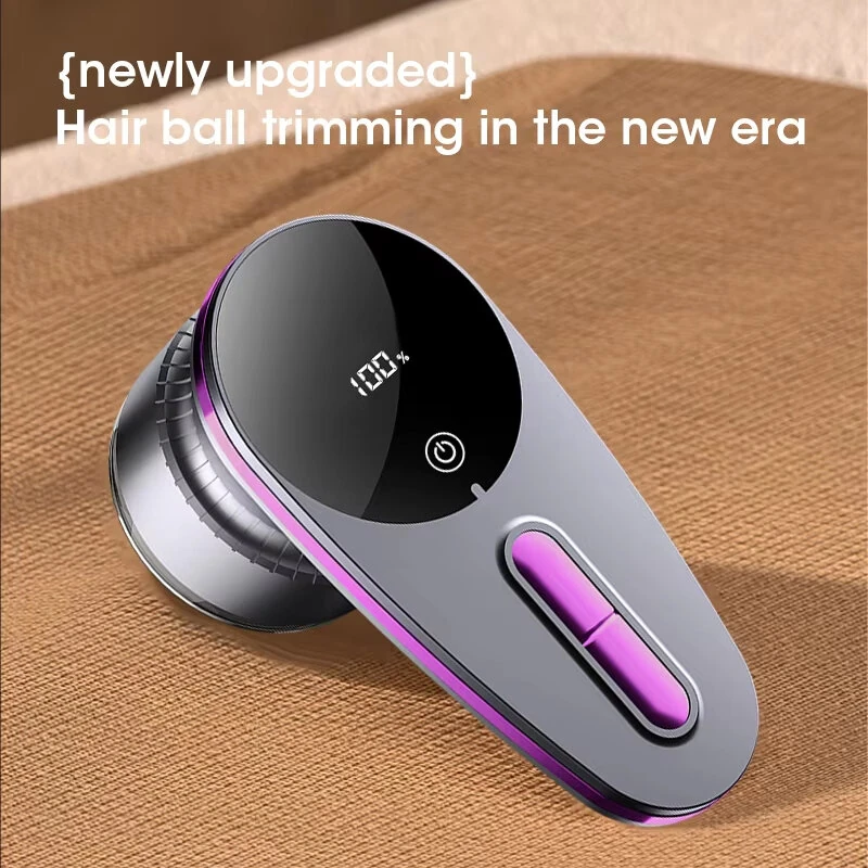 Tevorex Rechargeable Electric Lint Shaver Intelligent Digital Display Type C Fast Charging Portable Hair Ball Trimmer with Large Lint Compartment for Home — view 6