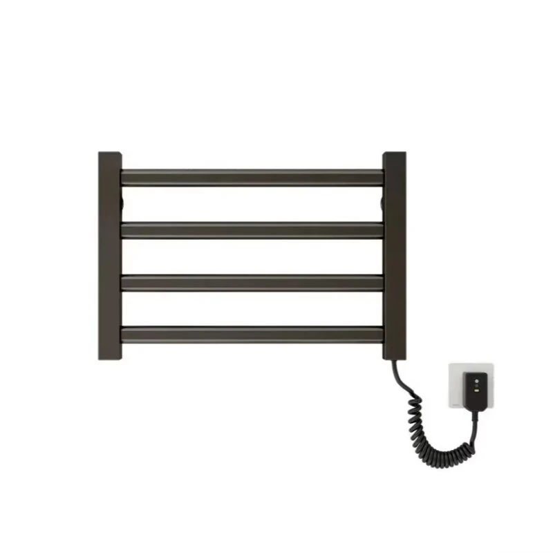 Tevorex Smart Electric Towel Warmer 110V 220V Wall Mounted Heating Rack 55℃ Constant Temperature Fast Drying IPX5 Waterproof for Bathroom Towels Clothes — image 1