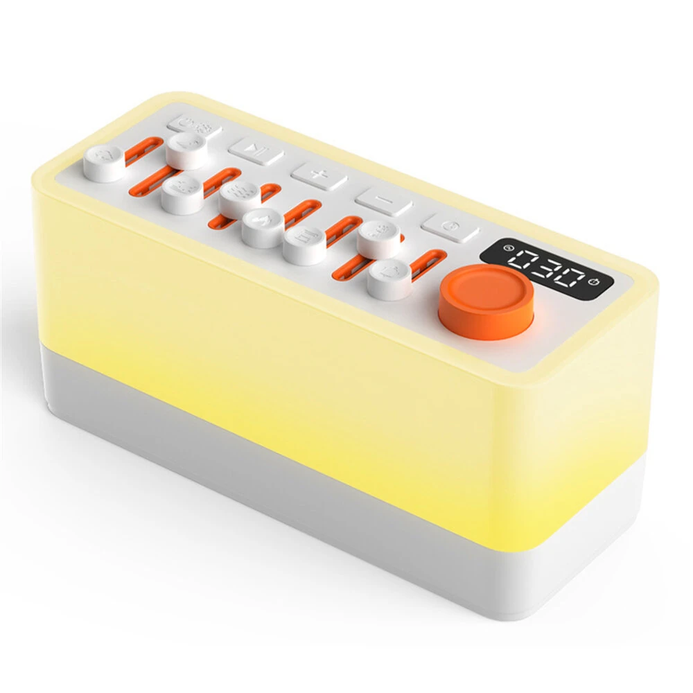 Tevorex Smart Sleep Aid Speaker RGB 12 Colors Night Light With 8 Nature Sounds White Noise Sleep Machine Bluetooth-compatible Speaker — view 2