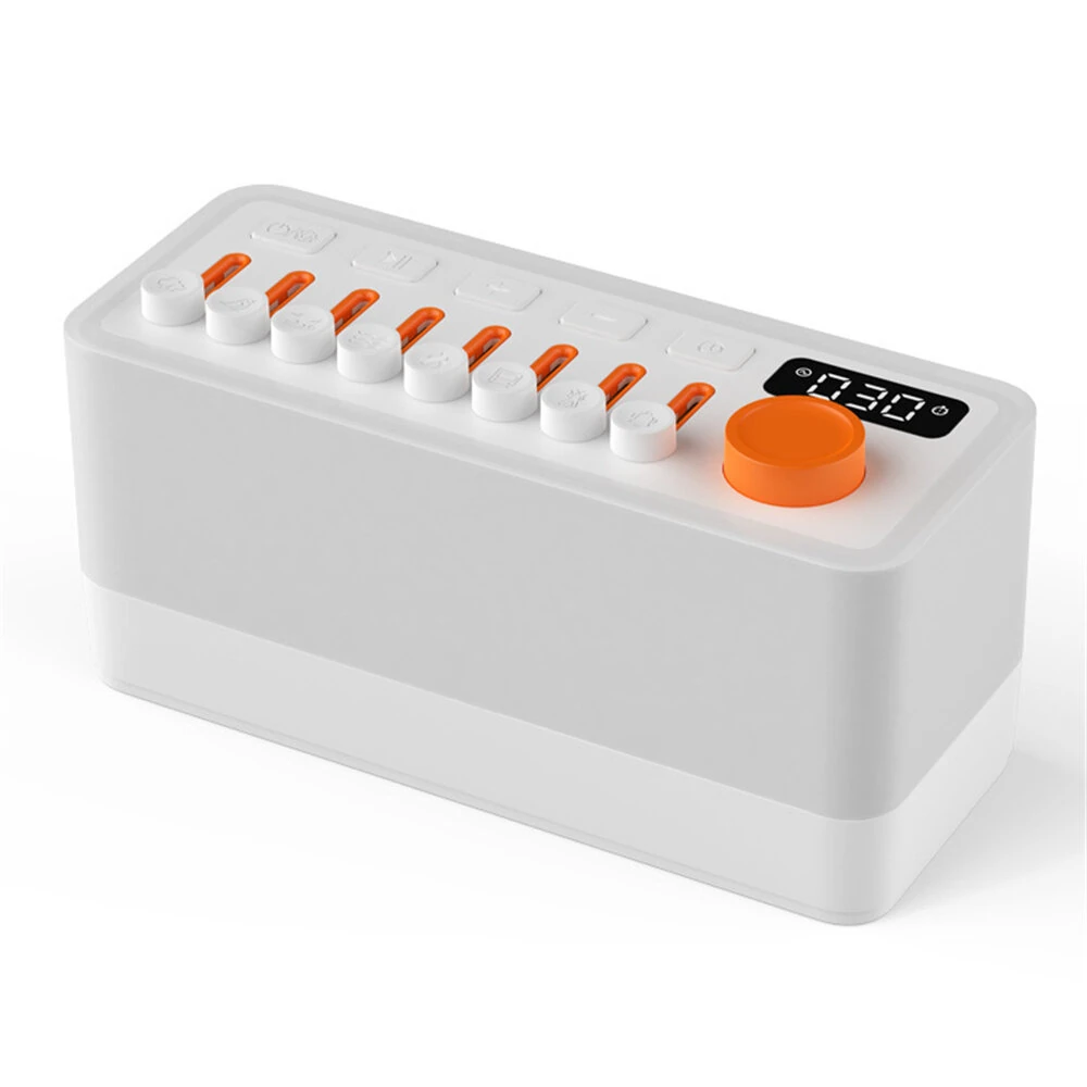 Tevorex Smart Sleep Aid Speaker RGB 12 Colors Night Light With 8 Nature Sounds White Noise Sleep Machine Bluetooth-compatible Speaker — view 3