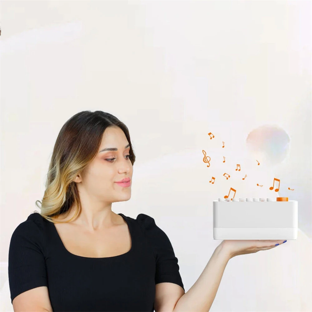Tevorex Smart Sleep Aid Speaker RGB 12 Colors Night Light With 8 Nature Sounds White Noise Sleep Machine Bluetooth-compatible Speaker — view 9