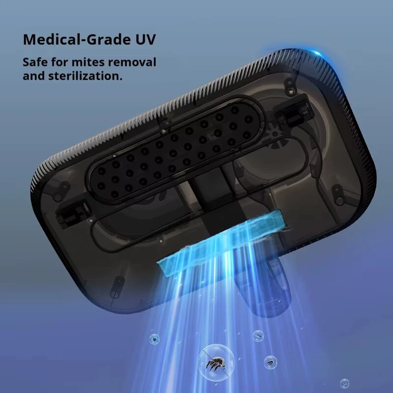 Tevorex UV Dust Mite Vacuum Cleaner 8500Pa Powerful Suction 3 Speeds Cordless Handheld Mite Remover for Home Bedding Sofa — view 3