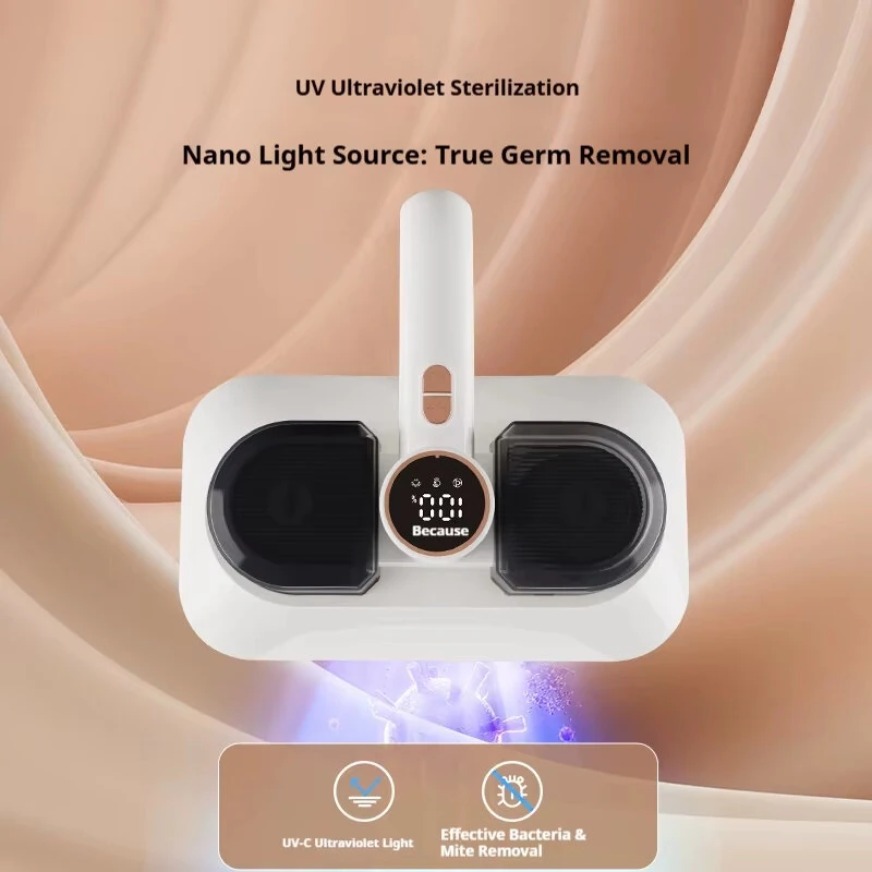 Tevorex UV Dust Mite Vacuum Cleaner 8500Pa Powerful Suction 3 Speeds Cordless Handheld Mite Remover for Home Bedding Sofa — view 6