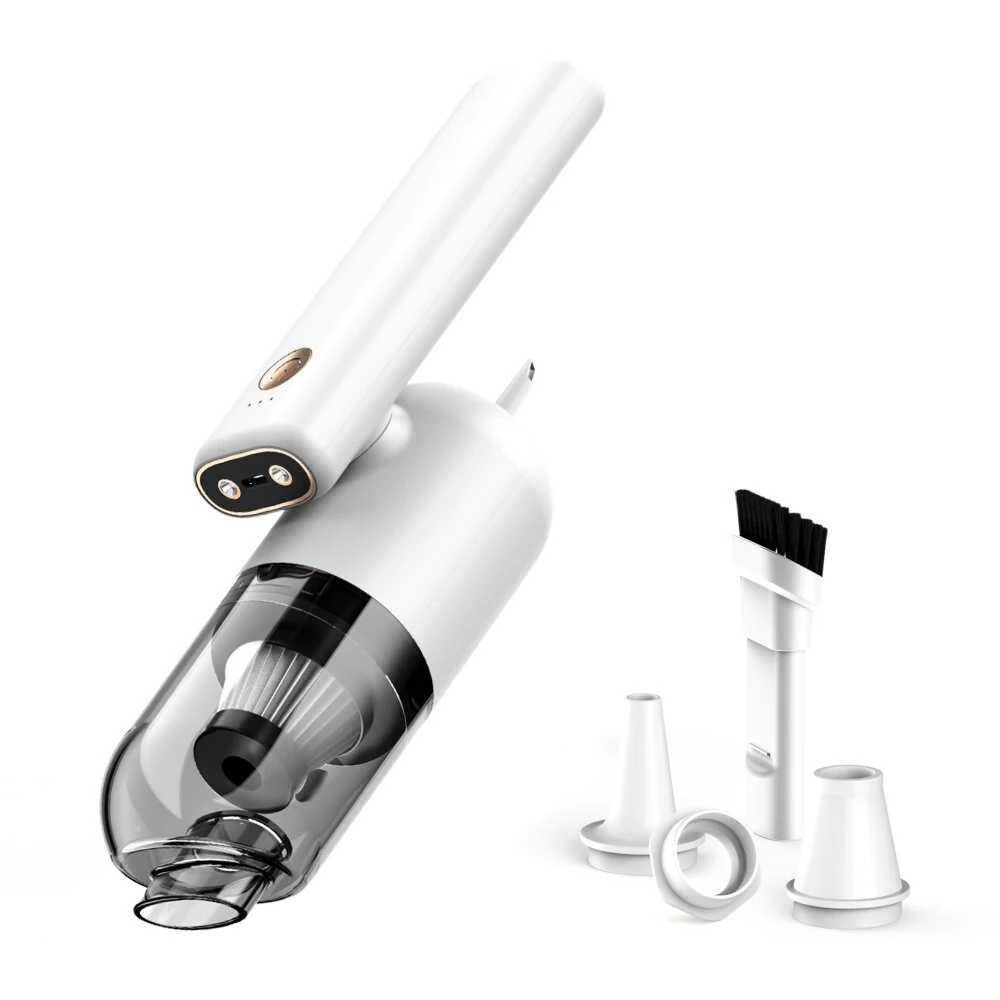 Tevorex Wireless Handheld Vacuum Cleaner 70W Portable Cordless Vacuum with Dual LED Lights 180° Adjustable Handle and USB Type-C Fast Charging for Home and Car — view 8