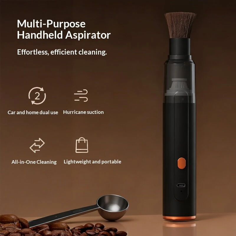 Tevorex YP203 Cordless Handheld Vacuum Cleaner 25W Strong Suction Dual Airflow Type C Charging with 2 Nozzles for Coffee Machine Home Kitchen Cleaning — view 4