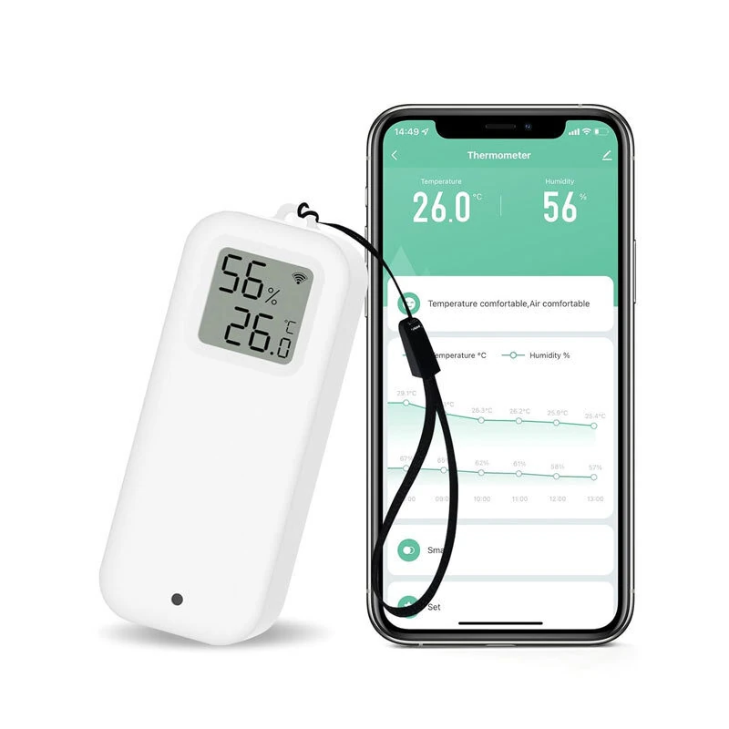 TH13 Tuya WiFi Temperature & Humidity Sensor with LCD Digital Display Indoor Hygrometer Thermometer Smart Home Remote Monitor Voice with Alexa Google Home Smart Life APP — view 8