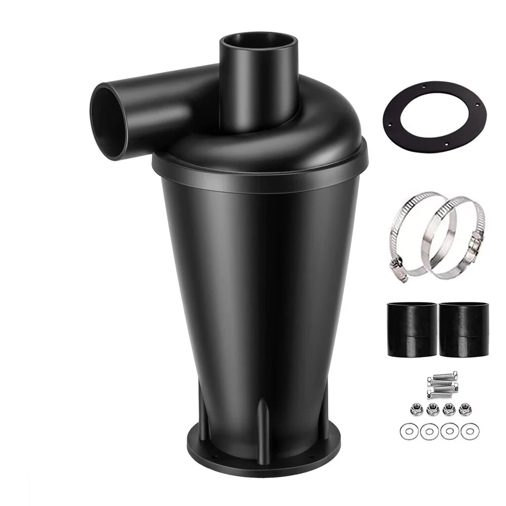 Third Generation Turbocharged Cyclone Dust Collector With Flange base 90-99% Efficiency ABS 174-280 m3/h 750W 50 mm Inlet/Outlet Vacuum Separator For Industrial And Household — image 1