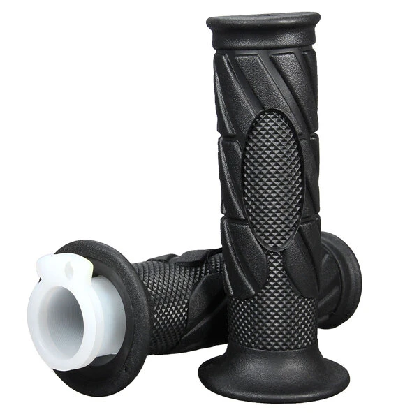 Throttle Twist Tube Handlebars Grips 22mm 7/8inch Universal Soft Rubber Motorcyc — view 4
