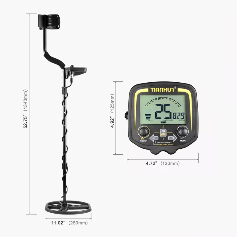 TIANXUN Professional TX-850 Metal Detector Underground Depth 2.5m Scanner Search Finder Detecting Treasure Hunter Pinpointer Waterproof — view 5