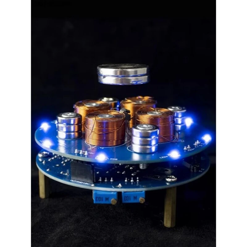 TJ-56-254 DIY Magnetic Levitation Kit DC12V 2A PCB Soldering 50G/150G DIY Electronic Kit for Scientific Experiment — view 4