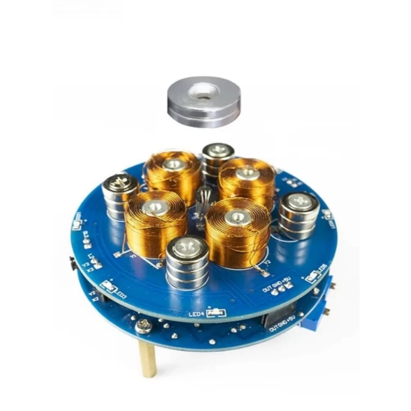 TJ-56-254 DIY Magnetic Levitation Kit DC12V 2A PCB Soldering 50G/150G DIY Electronic Kit for Scientific Experiment — view 6