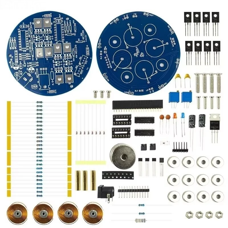 TJ-56-254 DIY Magnetic Levitation Kit DC12V 2A PCB Soldering 50G/150G DIY Electronic Kit for Scientific Experiment — view 8