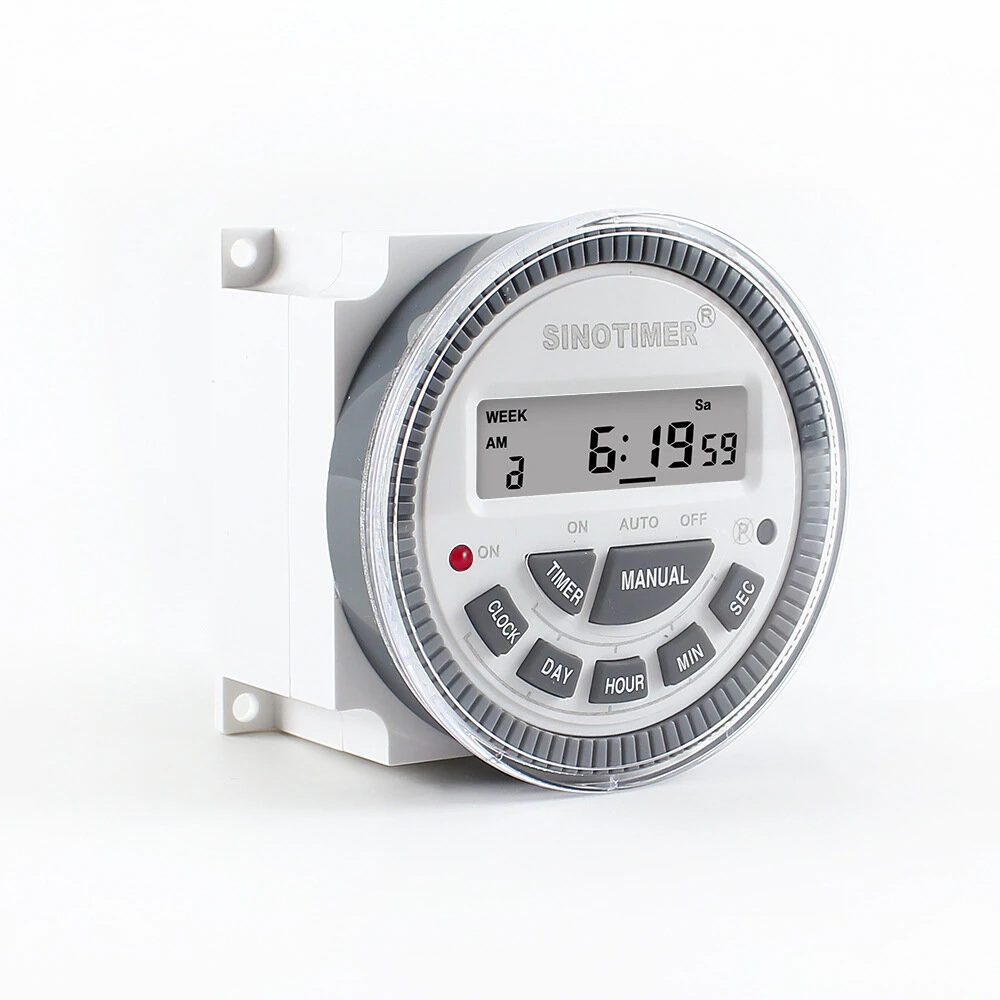 TM-619sH 10A Precision Digital Weekly Programmable Timer Switch  Replaceable Battery  Small Size — view 4