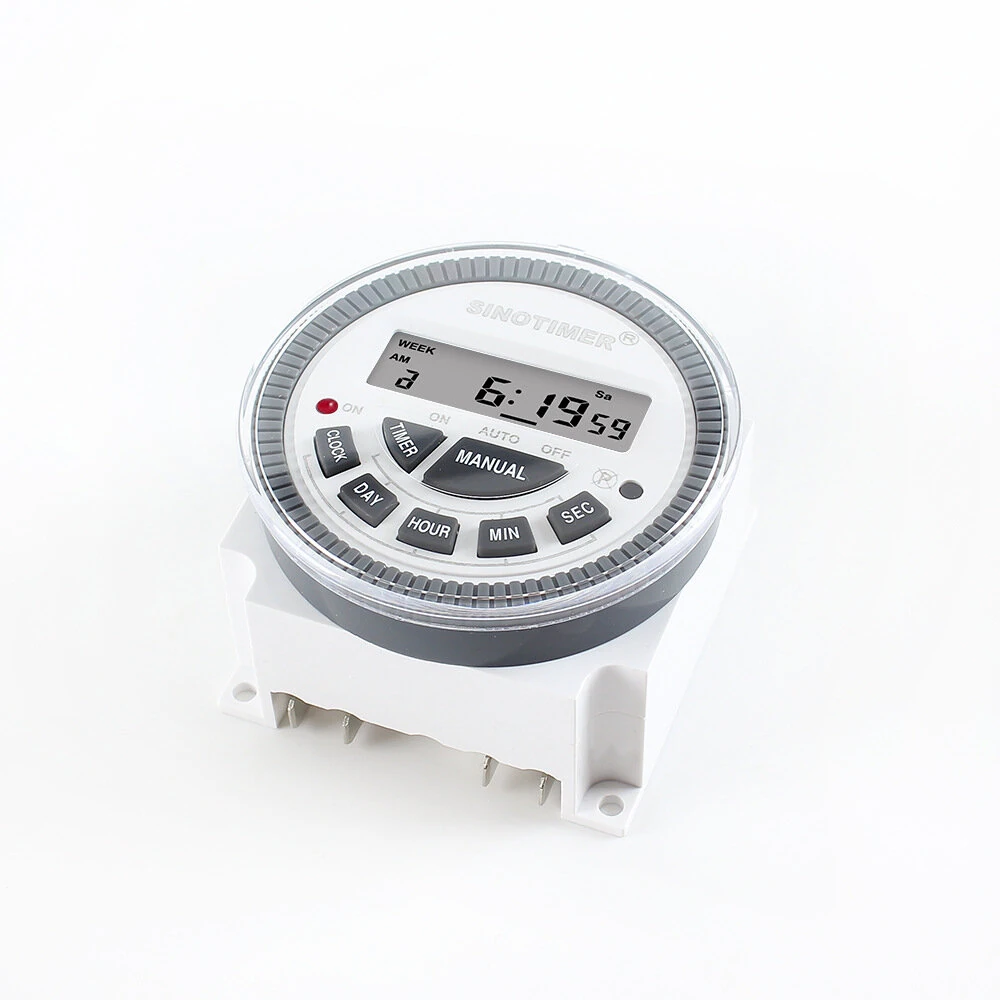 TM-619sH 10A Precision Digital Weekly Programmable Timer Switch  Replaceable Battery  Small Size — view 6