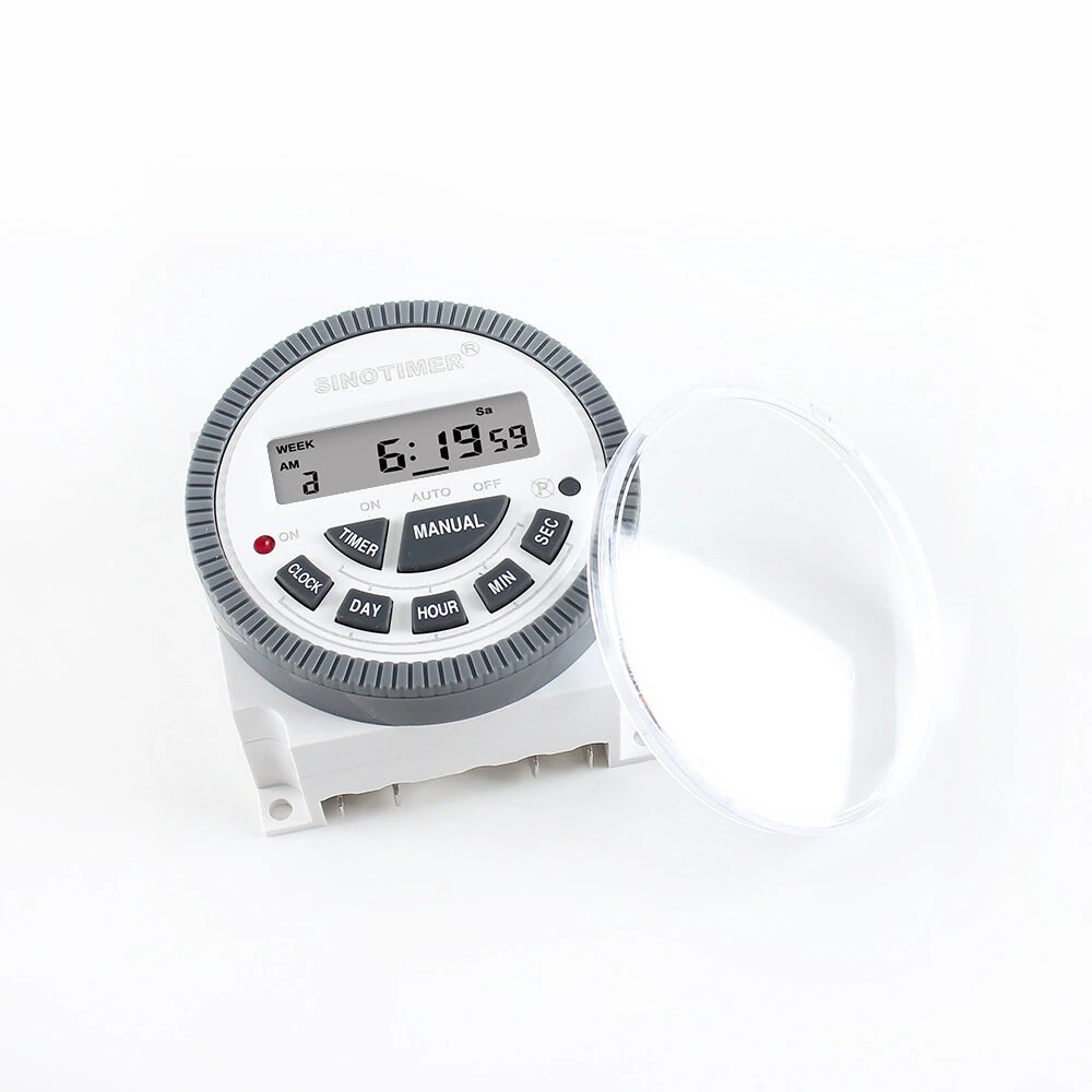 TM-619sH 10A Precision Digital Weekly Programmable Timer Switch  Replaceable Battery  Small Size — view 7