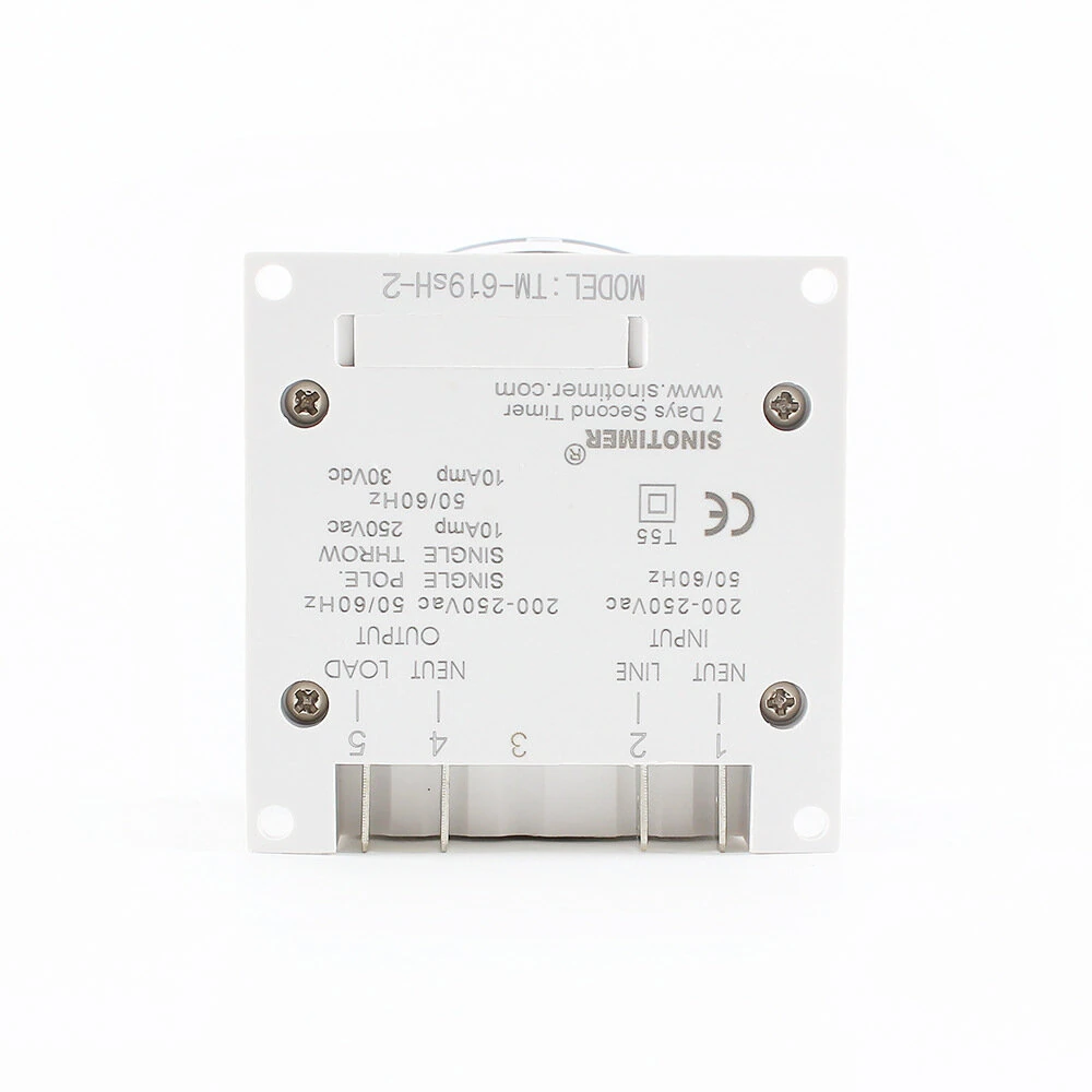 TM-619sH 10A Precision Digital Weekly Programmable Timer Switch  Replaceable Battery  Small Size — view 8