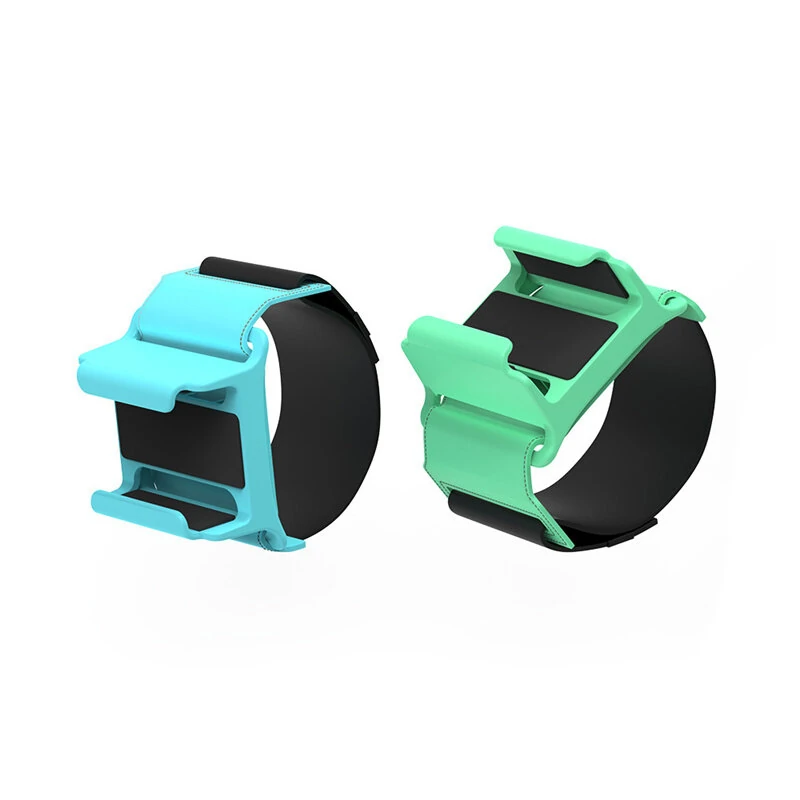TNS-2126 1 Pair Game Sports Wrist Bands for Switch OLED Gamepad Elastic Adjustable Left and Right Handle Strap for NS Just Dance Game — image 1