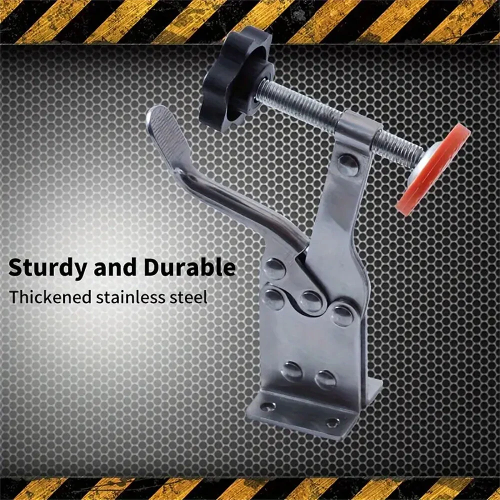 Toggle Clamp Stainless Steel Quick-Release Horizontal Clamp Adjustable Anti-Slip Hold Down Clamp For Woodworking Welding — view 6