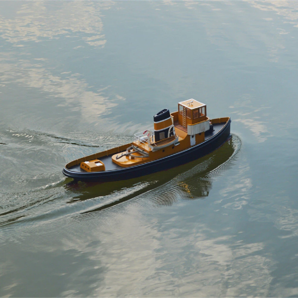 Tony Ray Aero Model 1/20 Mini SUN XXIV Tug Boat RC Ship DIY Build Full KIT Unassembled w/ Motor ESC Servo Micro Toys — view 3