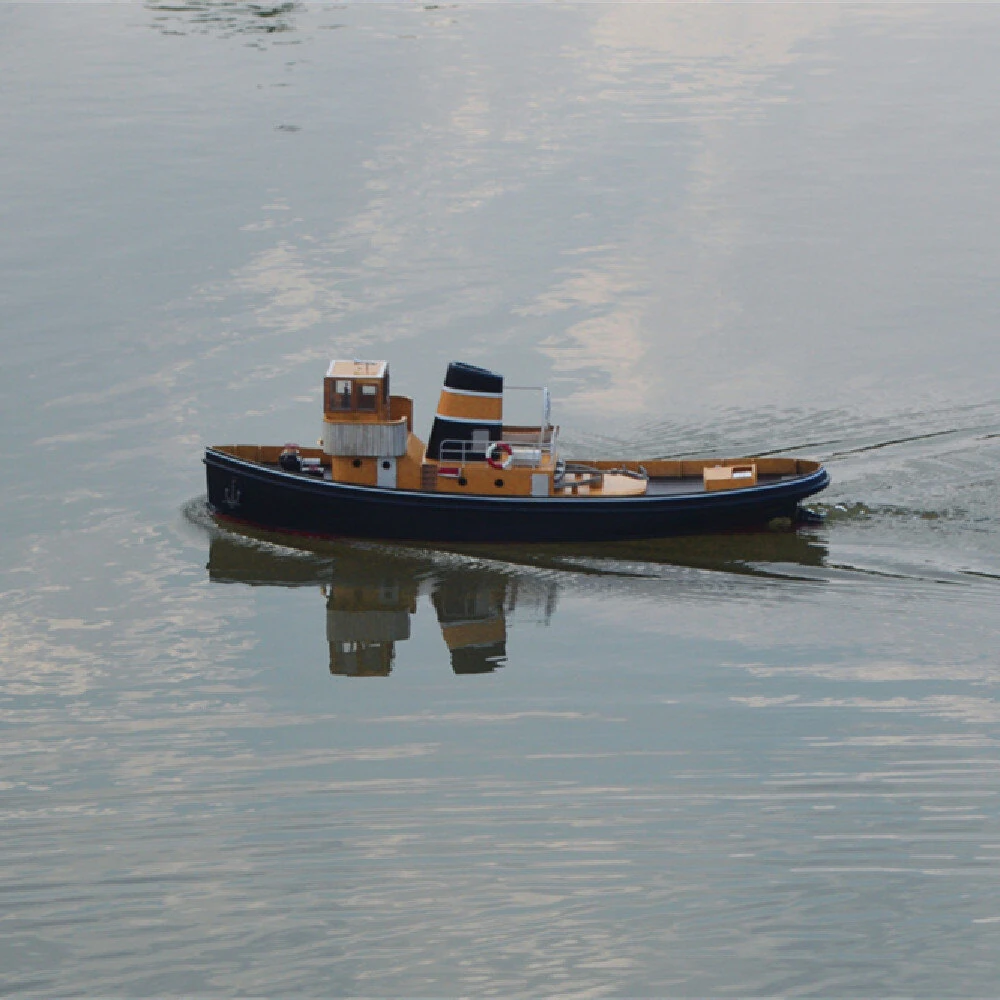 Tony Ray Aero Model 1/20 Mini SUN XXIV Tug Boat RC Ship DIY Build Full KIT Unassembled w/ Motor ESC Servo Micro Toys — view 4