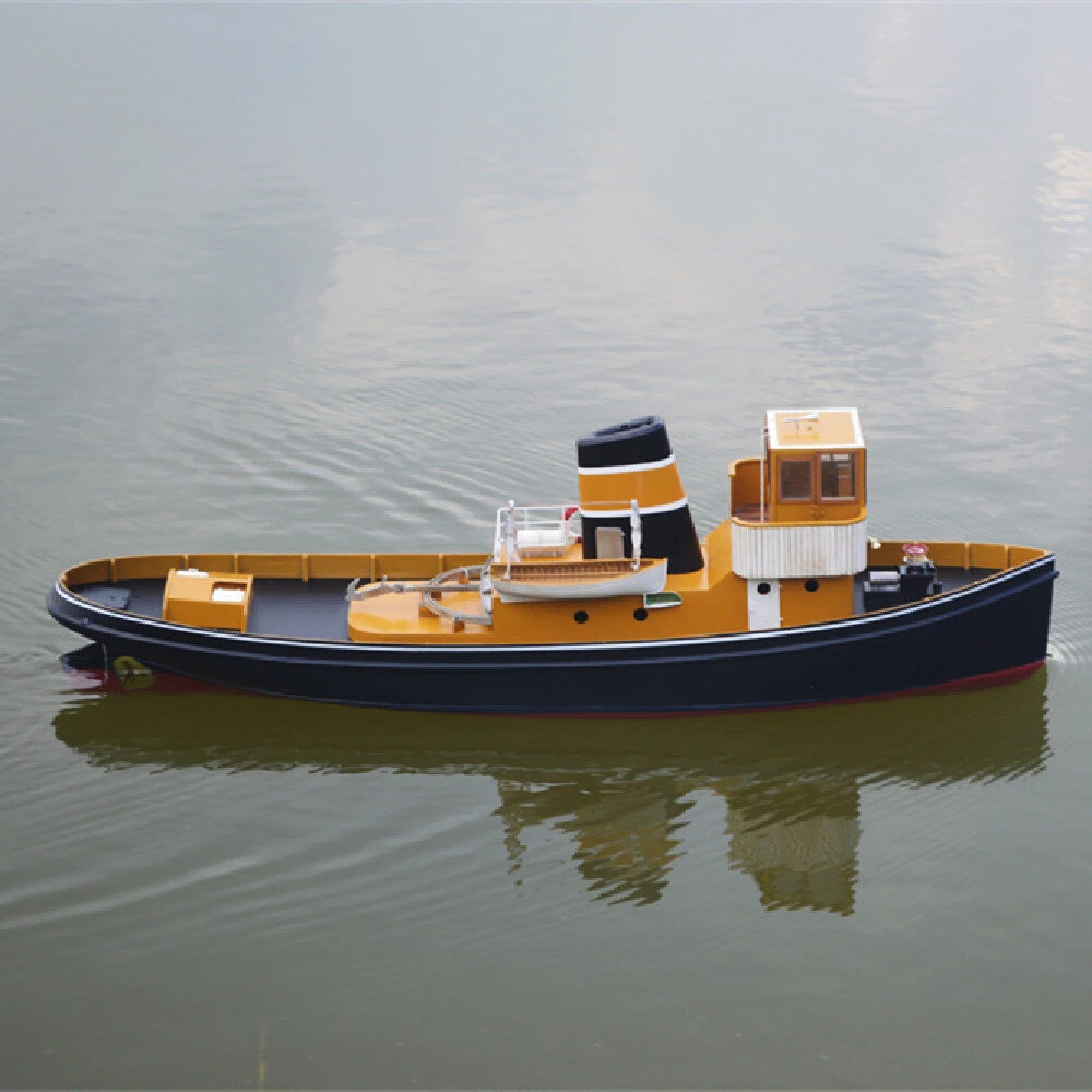 Tony Ray Aero Model 1/20 Mini SUN XXIV Tug Boat RC Ship DIY Build Full KIT Unassembled w/ Motor ESC Servo Micro Toys — view 5
