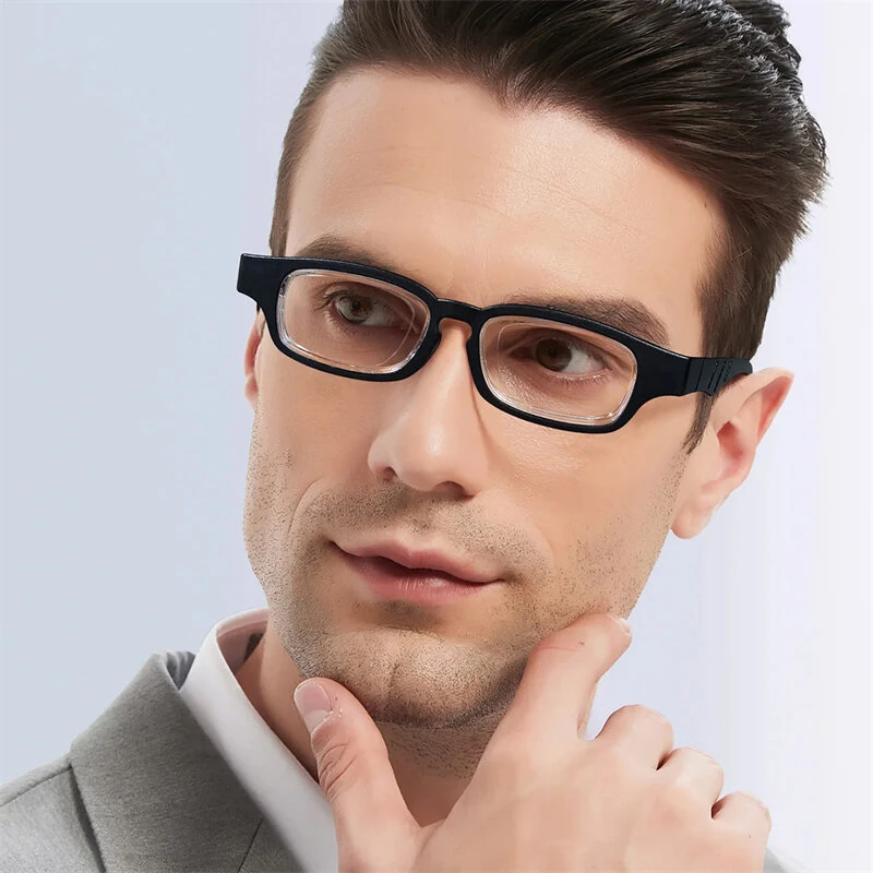TR Adjustable Focus Reading Glasses Range +1.0 to +4.0 Comfortable Anti-blue Light Zoom Presbyopia Glasses — view 7