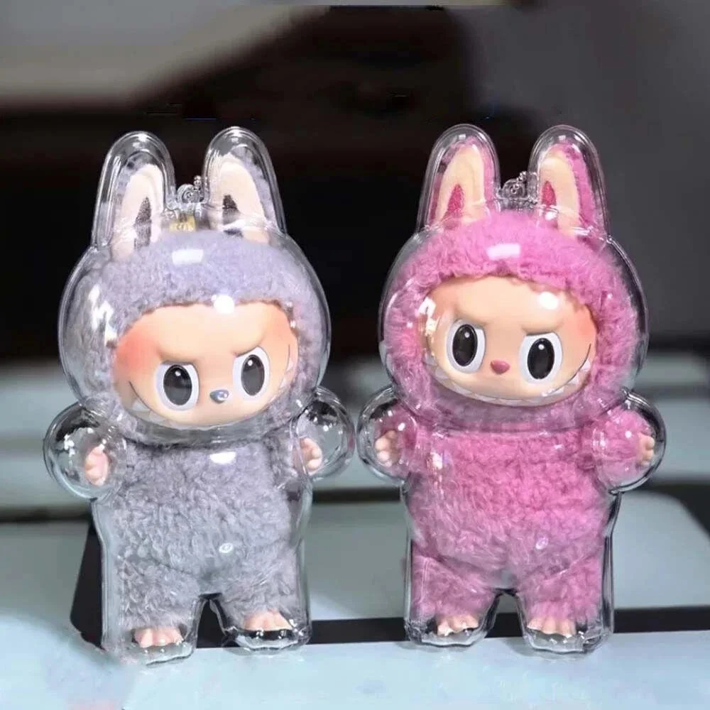 Transparent Acrylic Doll Dust-Proof Protective Cover for LABUBU V1 V2 V3 — view 2