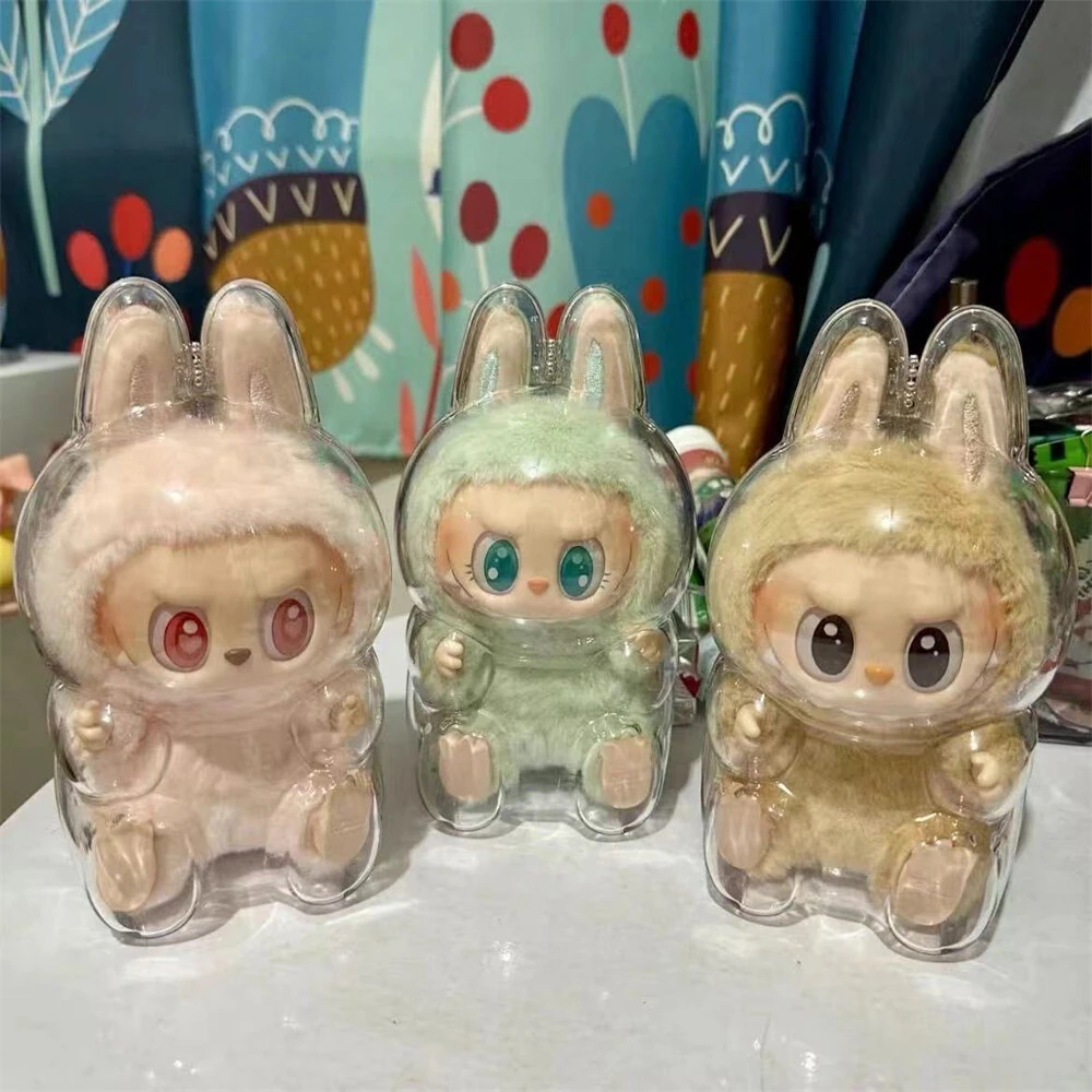 Transparent Acrylic Doll Dust-Proof Protective Cover for LABUBU V1 V2 V3 — view 3