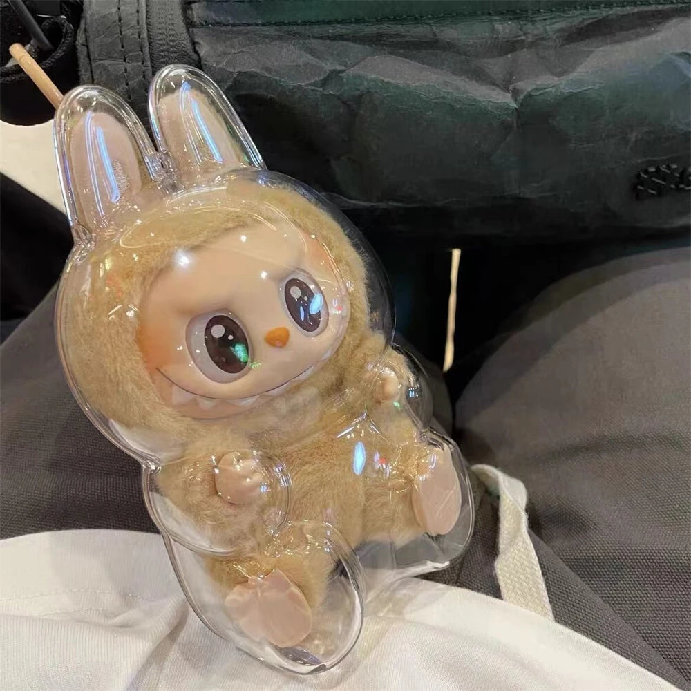Transparent Acrylic Doll Dust-Proof Protective Cover for LABUBU V1 V2 V3 — view 6