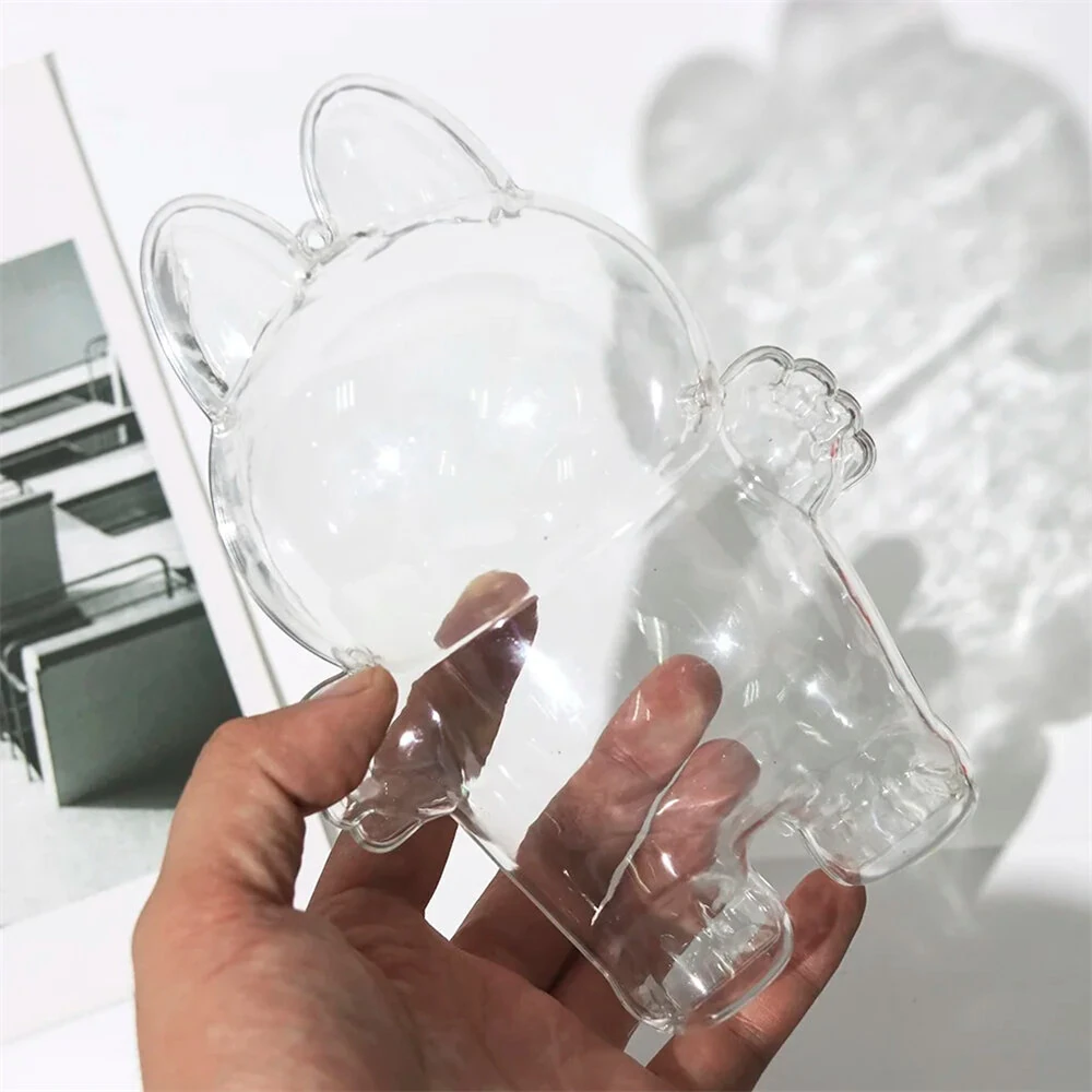 Transparent Acrylic Doll Dust-Proof Protective Cover for LABUBU V1 V2 V3 — view 8