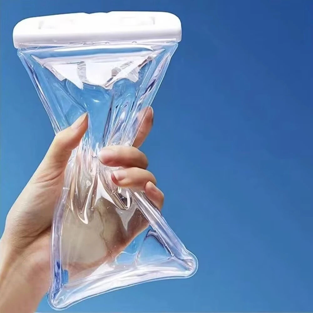 Transparent Airbag Waterproof Phone Case Touch Screen with Lanyard Phone Sealed Bag Swimming&Diving for Under 7.0 inches Mobile Phone — view 5