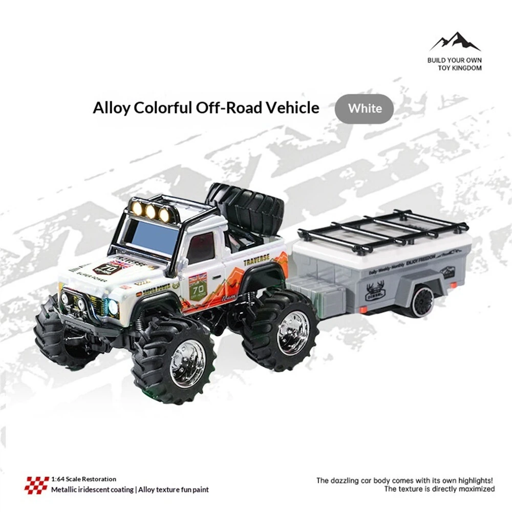 TRASPED HG4-335 RTR 1/64 2.4G RWD Mini Alloy RC Car Cyber Off-Road Climbing Truck Cool Appearance LED Light Shock Absorption Support App Remote Control Three Speed Vehicles Models Pocket Toys Desktop Collection Gift For Boys — view 7