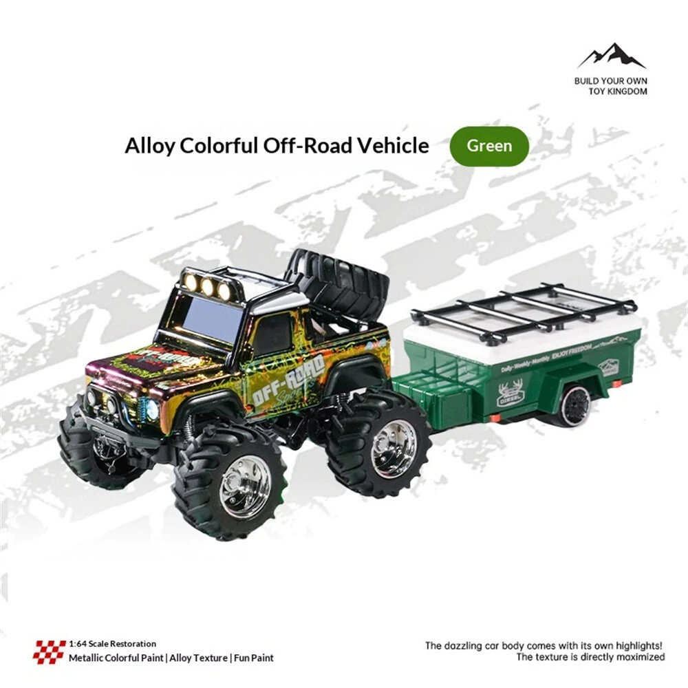 TRASPED HG4-335 RTR 1/64 2.4G RWD Mini Alloy RC Car Cyber Off-Road Climbing Truck Cool Appearance LED Light Shock Absorption Support App Remote Control Three Speed Vehicles Models Pocket Toys Desktop Collection Gift For Boys — view 9