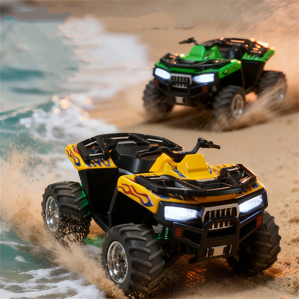 TRASPED HG4-411 RTR 1/64 2.4G RWD Mini Alloy RC Car Support App Remote Control Motorcycle Beach Off-Road Three Speed Vehicles Models Pocket Toys Desktop Collection Gift For Boys