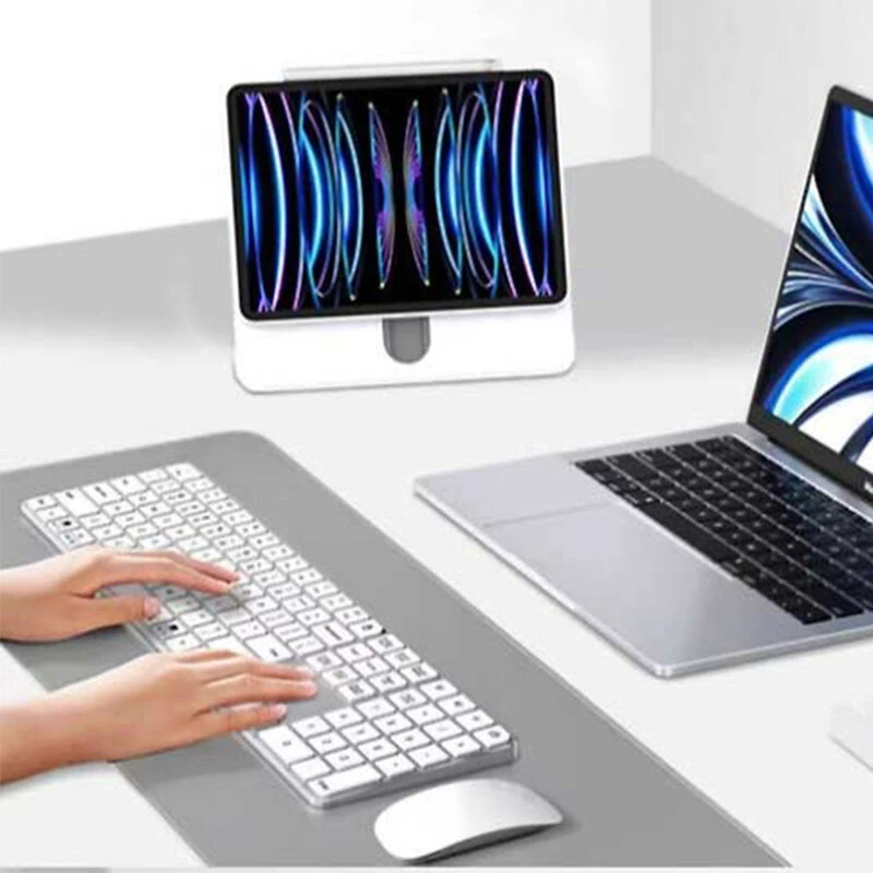 Tri-mode Wireless bluetooth Keyboard 112 Keys Ultra Slim Aluminum Metal Design Scissor Switch Keyboards Quiet Silent Typing Rechargeable 500mAh Battery — view 3