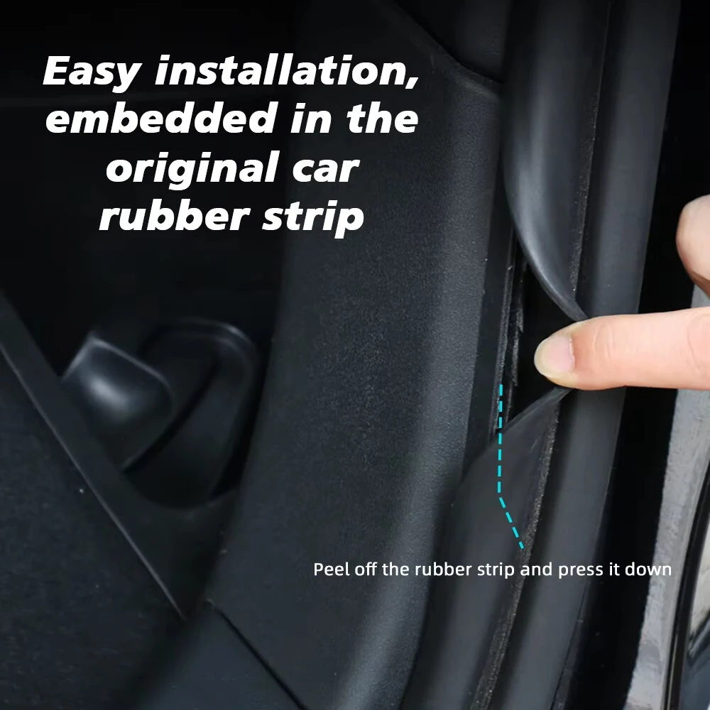 Trunk Threshold Strip Scratch Protection Custom TPE Material Heat Resistant Matte Finish For Tesla Model Y LAUNCH 2025 — view 5