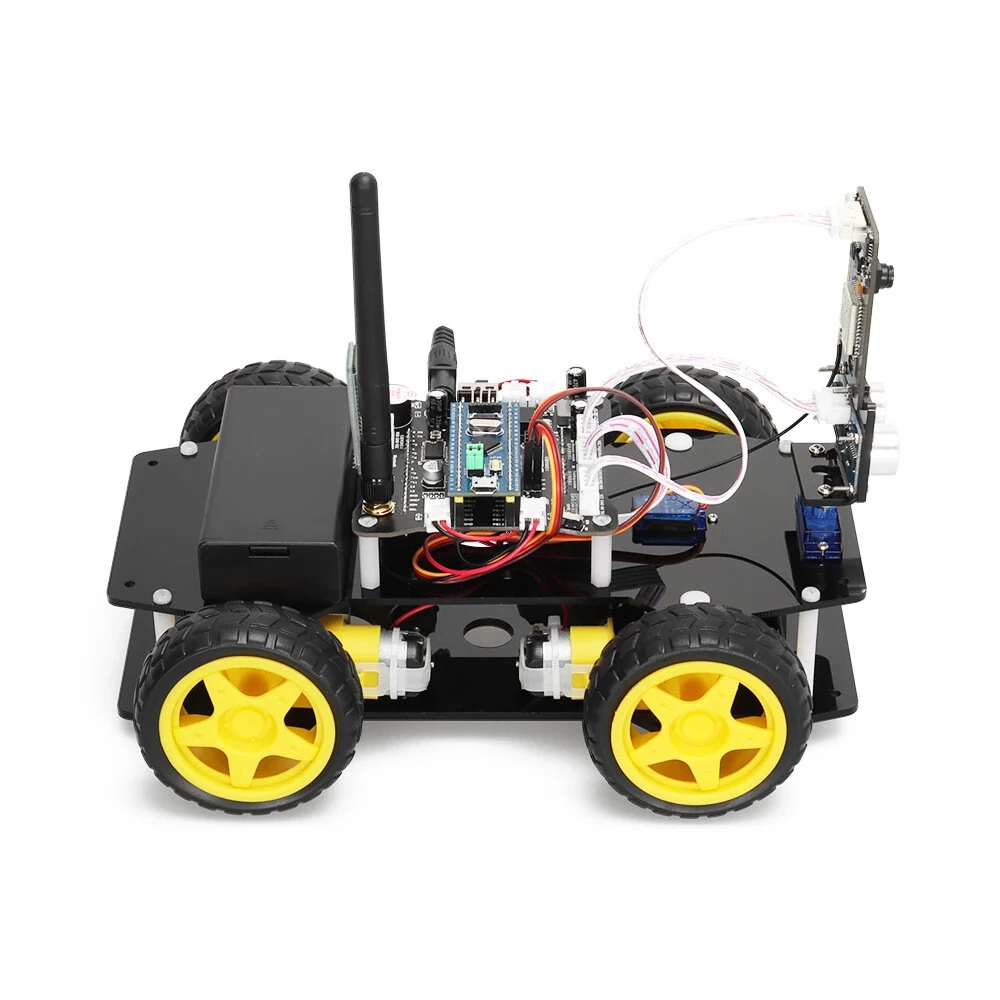 TSCINBUNY ESP32 CAM Automation Smart Robot Car Kit Ultrasonic Obstacle Avoidance Face Recognition for Arduino IDE Keil5 Programming — view 4