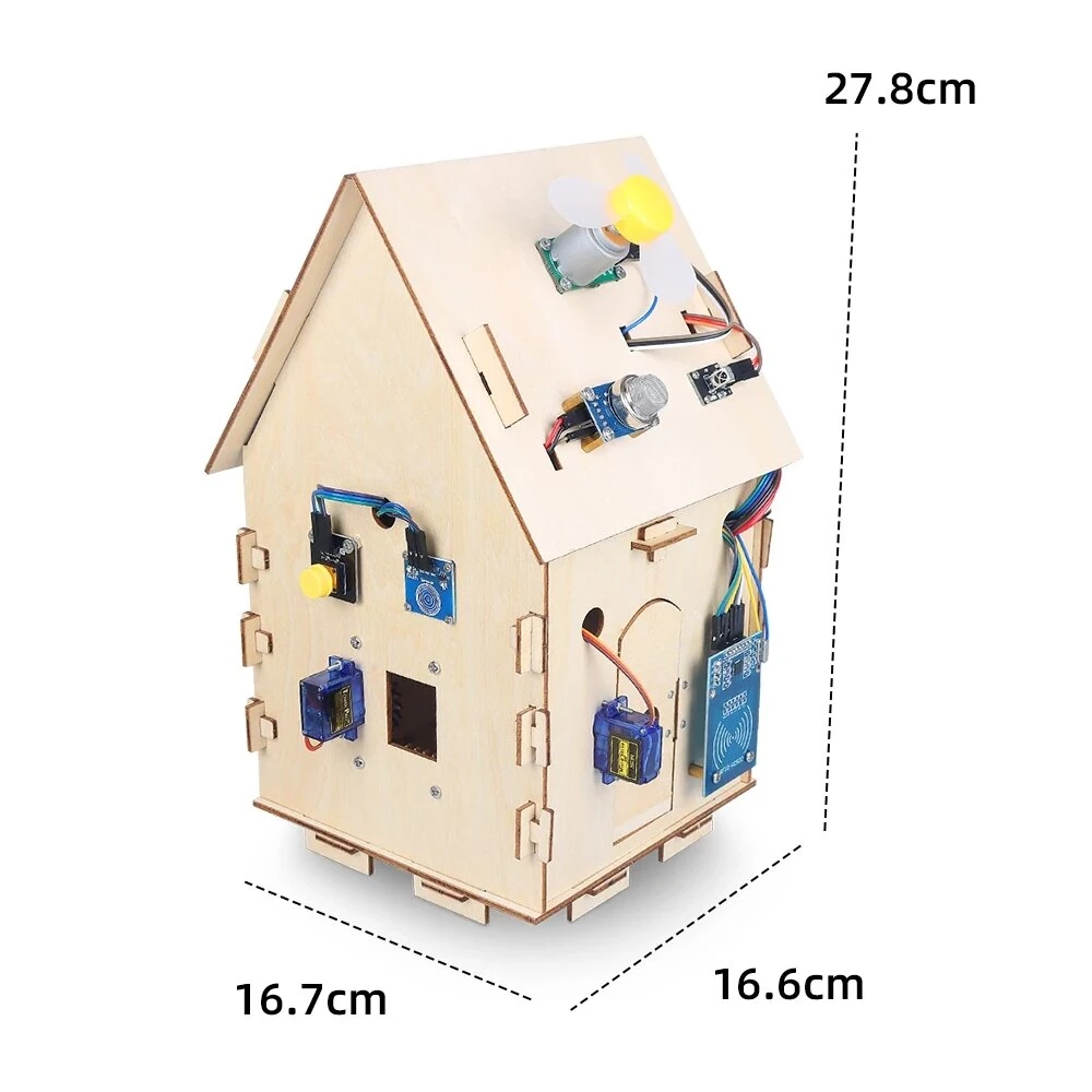 TSCINBUNY Smart Home Nano Starter Kit for Programming Project STEM Educational DIY Electronics Automation IoT Kit Components Sensors Modules Boards — view 8