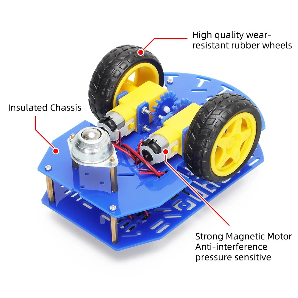 TSCINBUNY Smart Robot Project Chassis Kit for Arduino Robotic Electronic Components Kit Education Programming Project DIY Sets — view 5