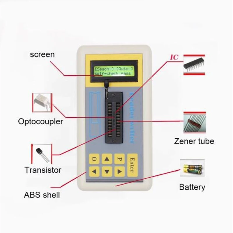 TSH-06F IC Tester Integrated Circuit and Transistor Tester Automatic Identification LCD Display Multi-Component — view 3