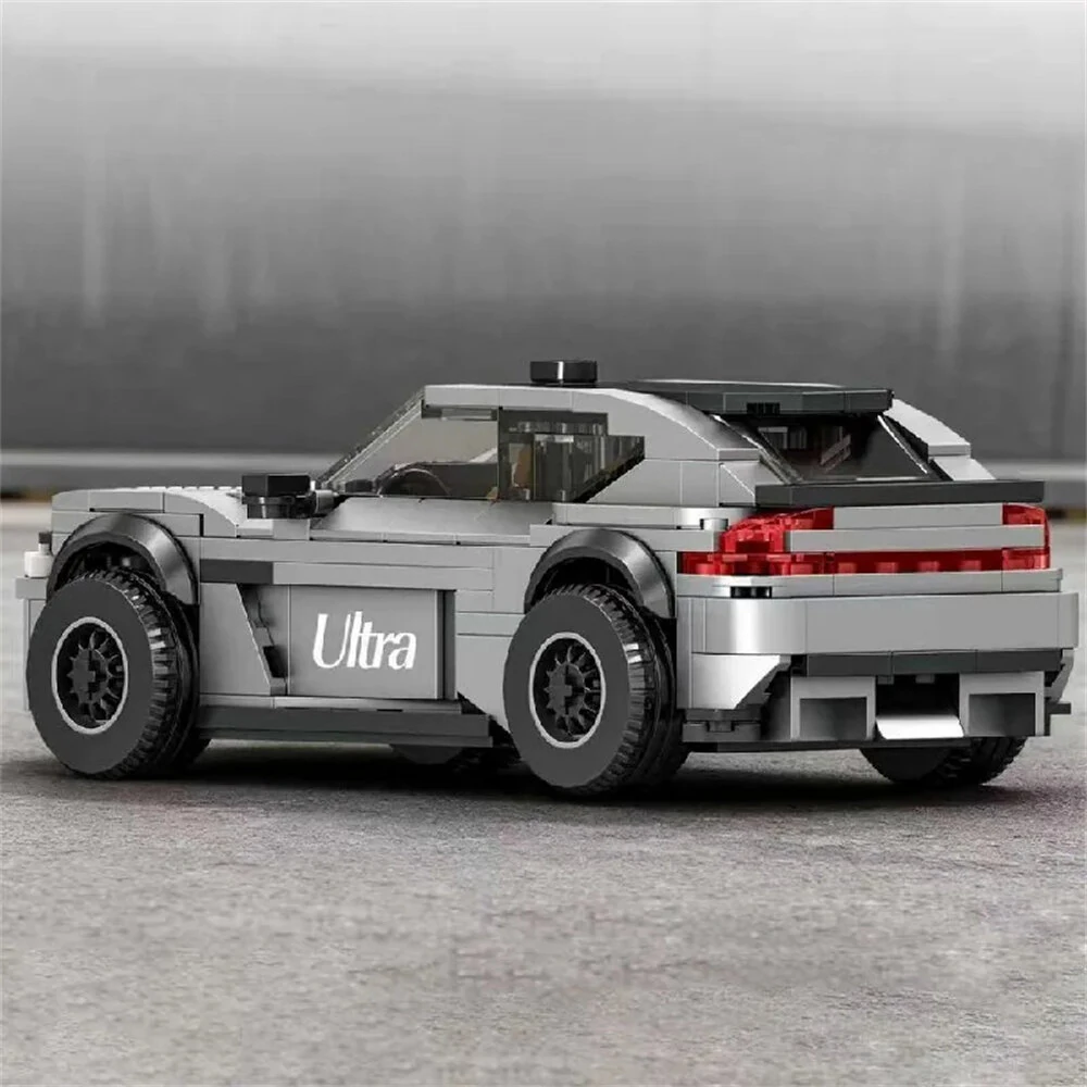 TUOMU JD140 Yu7 MOC Sports Car Racing Vehicle Model Ultra Supercar Building Blocks Assembly Kit Bricks Set Creative Toys Adult Kid Gift — view 3