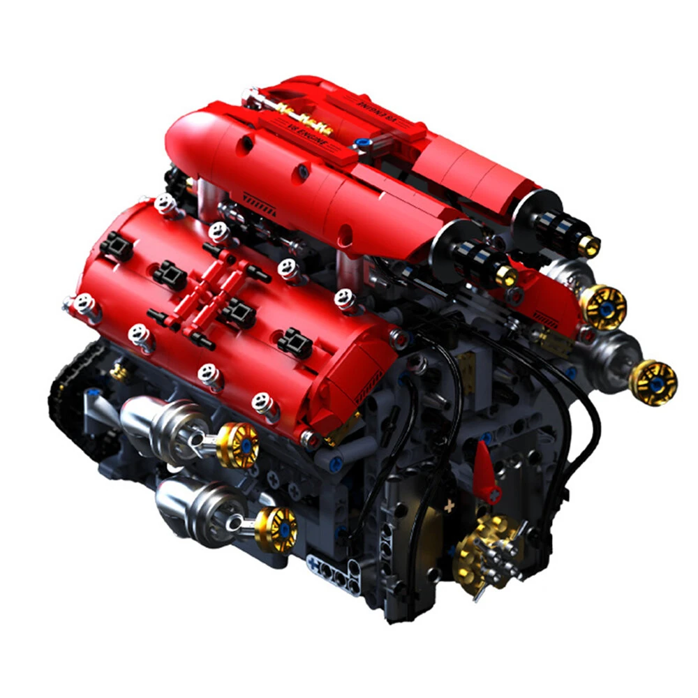 TUOMU T5011 V8 Turbo Engine Building Blocks Brick Assembly Kit Science Discovery Toys Christmas Gifts — image 1