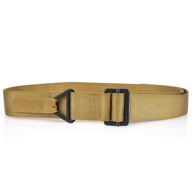 TUSHI 125cm Men's Tactical Nylon Belt Adjustable Wear-resistant Lightweight Waist Belt Buckle Canvas Belt Casual Sports Belts — view 7