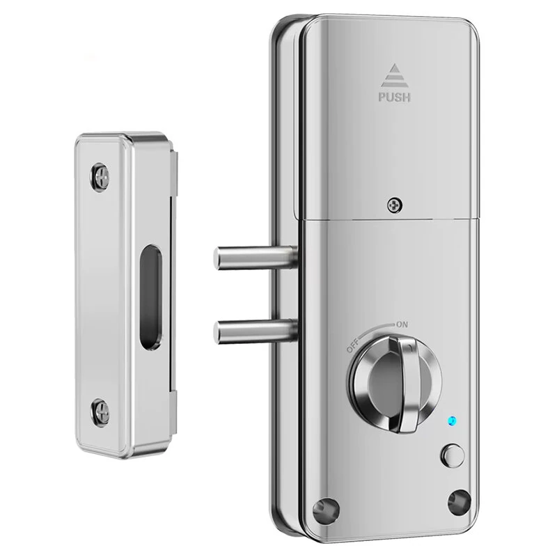 Tuya APP Remotely Control IC Card Lock Invisible Automatic Motor Bolt Lock For Home Wooden Door No Drilling Hole Installation — image 1