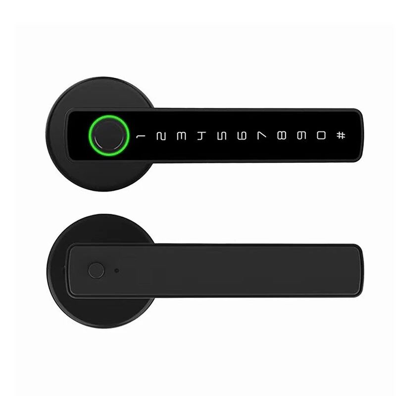 Tuya BLE Smart Door Lock Fingerprint Password Key APP Unlock Home Security Anti-theft Locks Wire-free No Punching Required — image 1