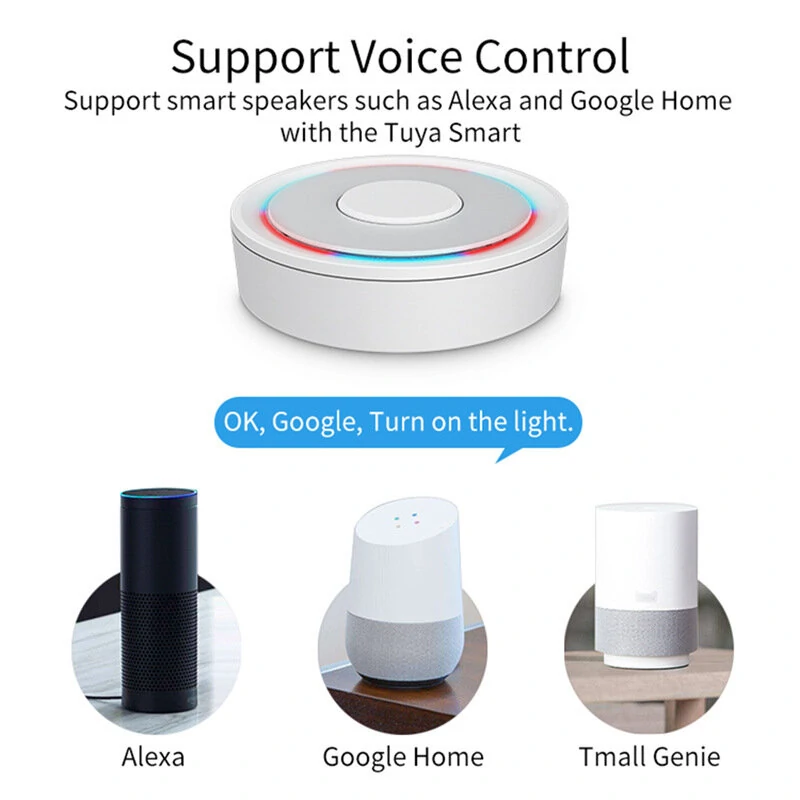 Tuya Homekit Zigbe Wired Gateway Hub APP Remote Control Intelligent Smart Home Bridge Support Voice Control with Alexa Google Home — view 2